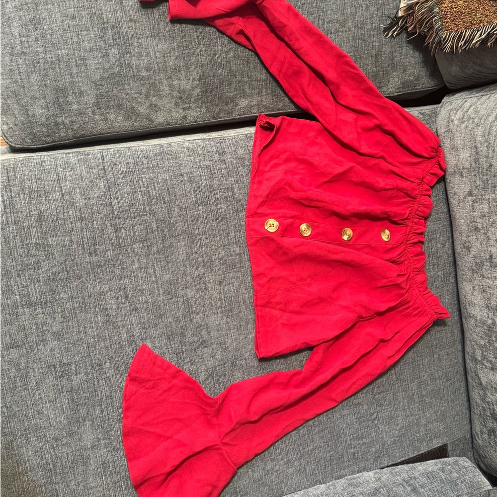 SHEIN Red Crop Top